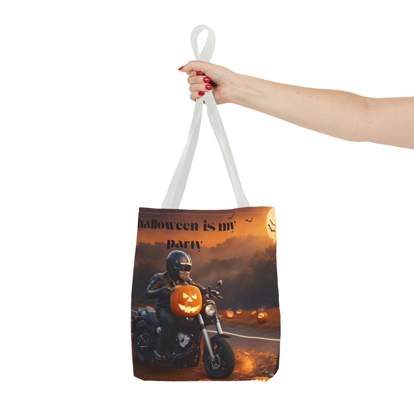 Tote Bag (AOP)halloween gift Pumpkin Party boy girl unisex