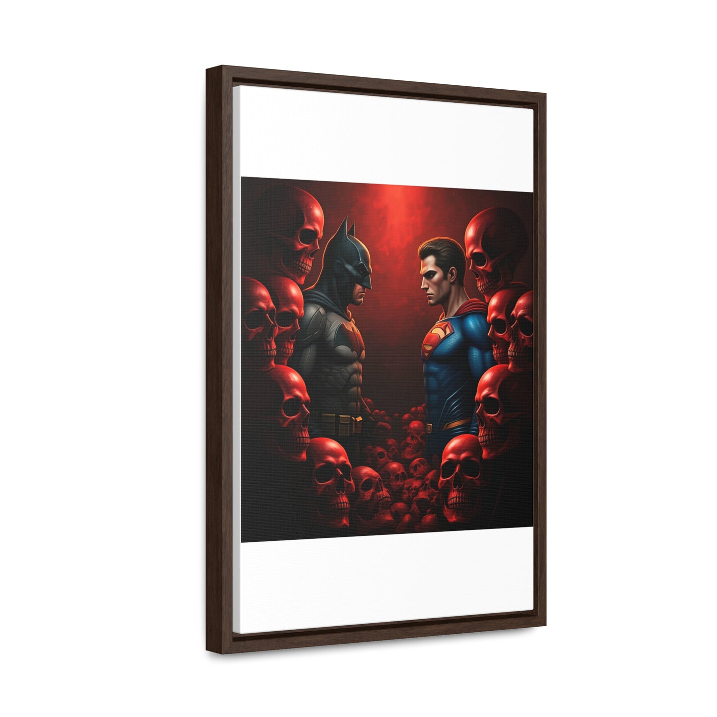 batman vs superman Gallery Canvas Wraps, Vertical Frame