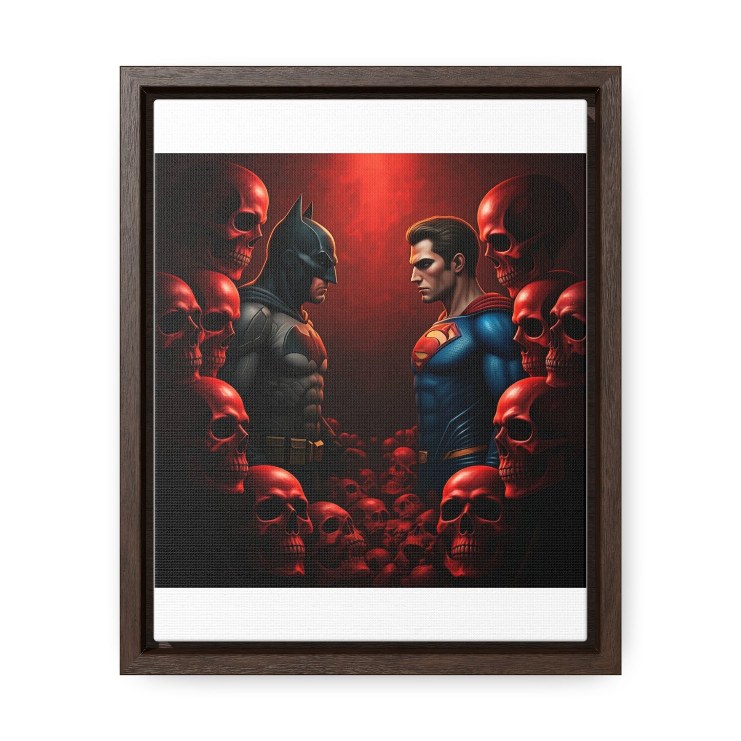 batman vs superman Gallery Canvas Wraps, Vertical Frame