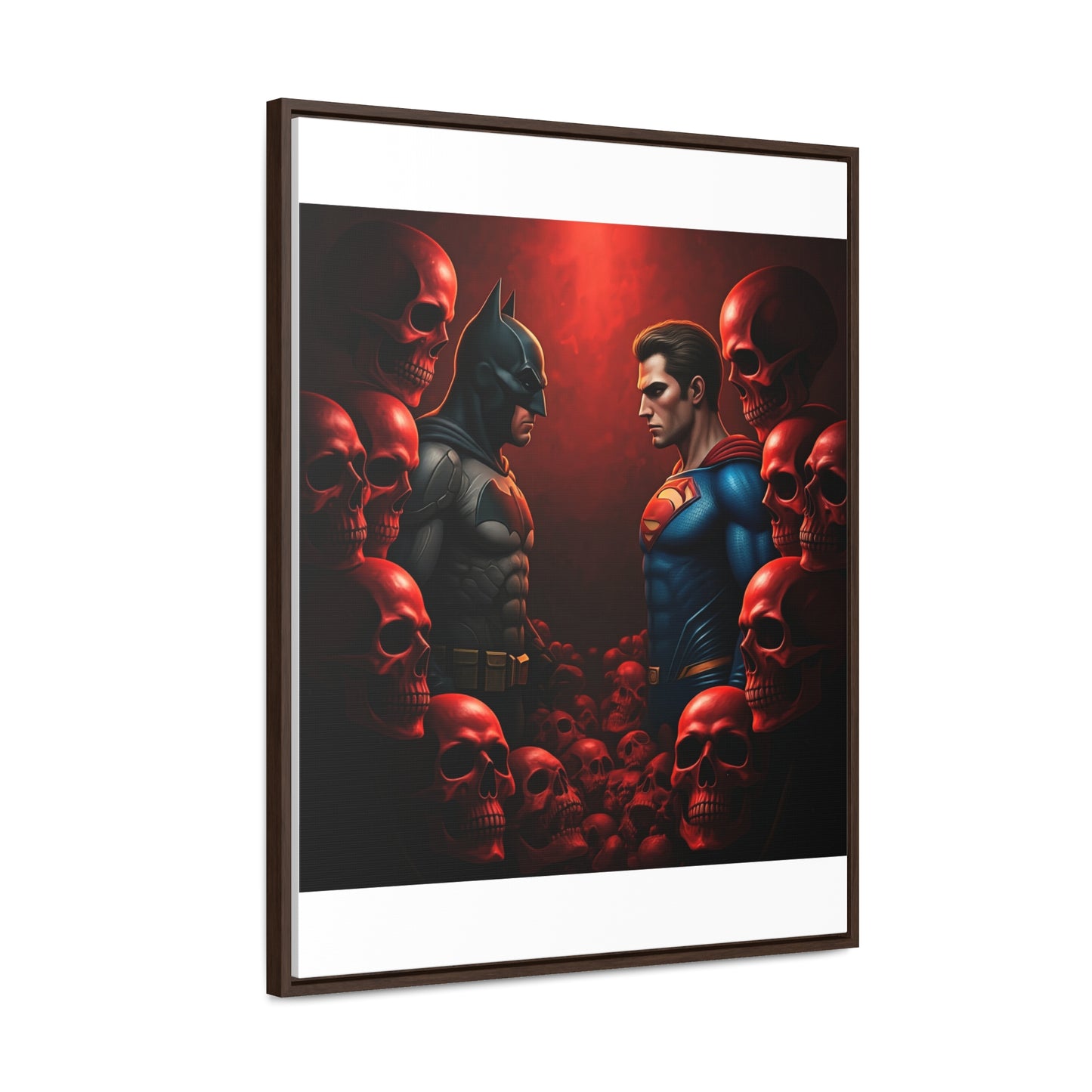 batman vs superman Gallery Canvas Wraps, Vertical Frame