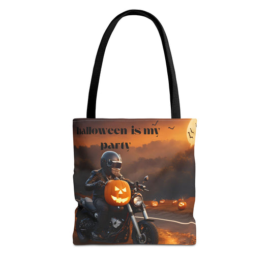 Tote Bag (AOP)halloween gift Pumpkin Party boy girl unisex