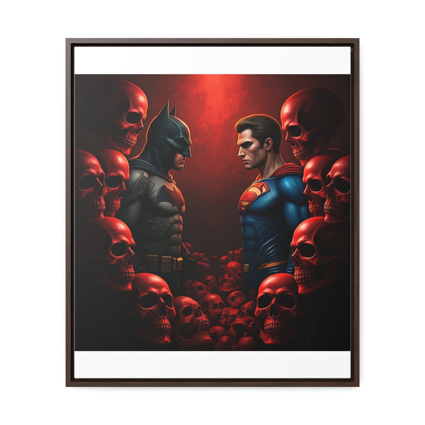 batman vs superman Gallery Canvas Wraps, Vertical Frame