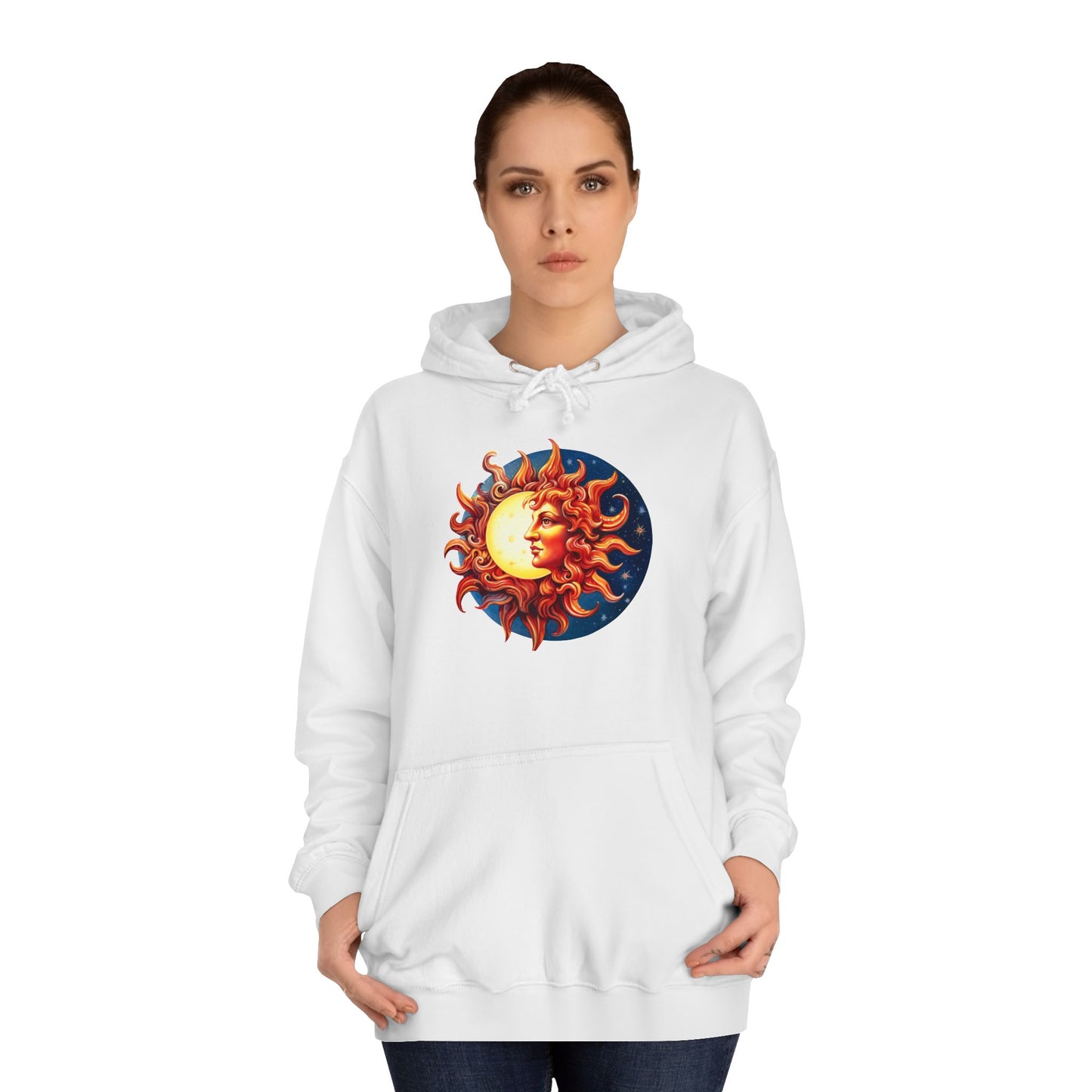 Unisex College Hoodie sun color