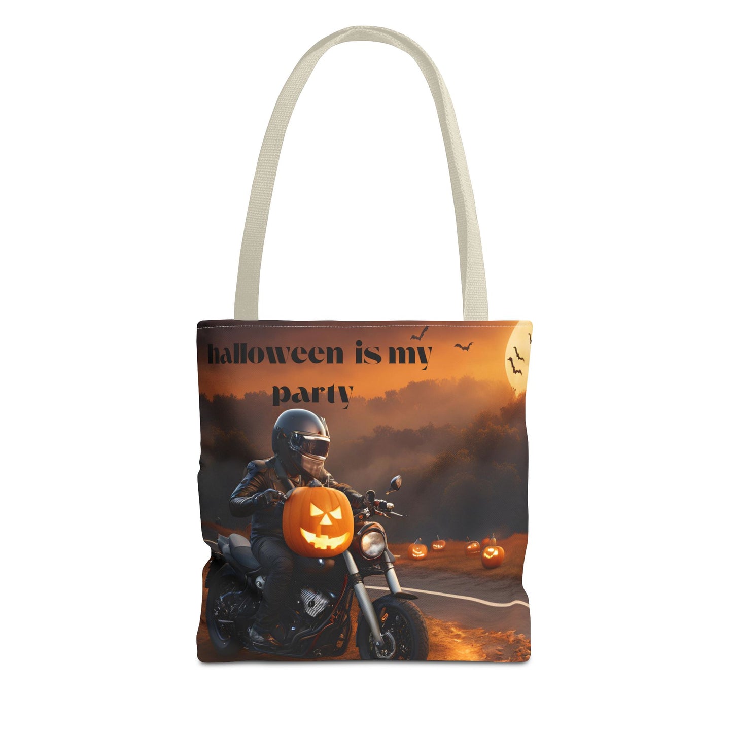 Tote Bag (AOP)halloween gift Pumpkin Party boy girl unisex