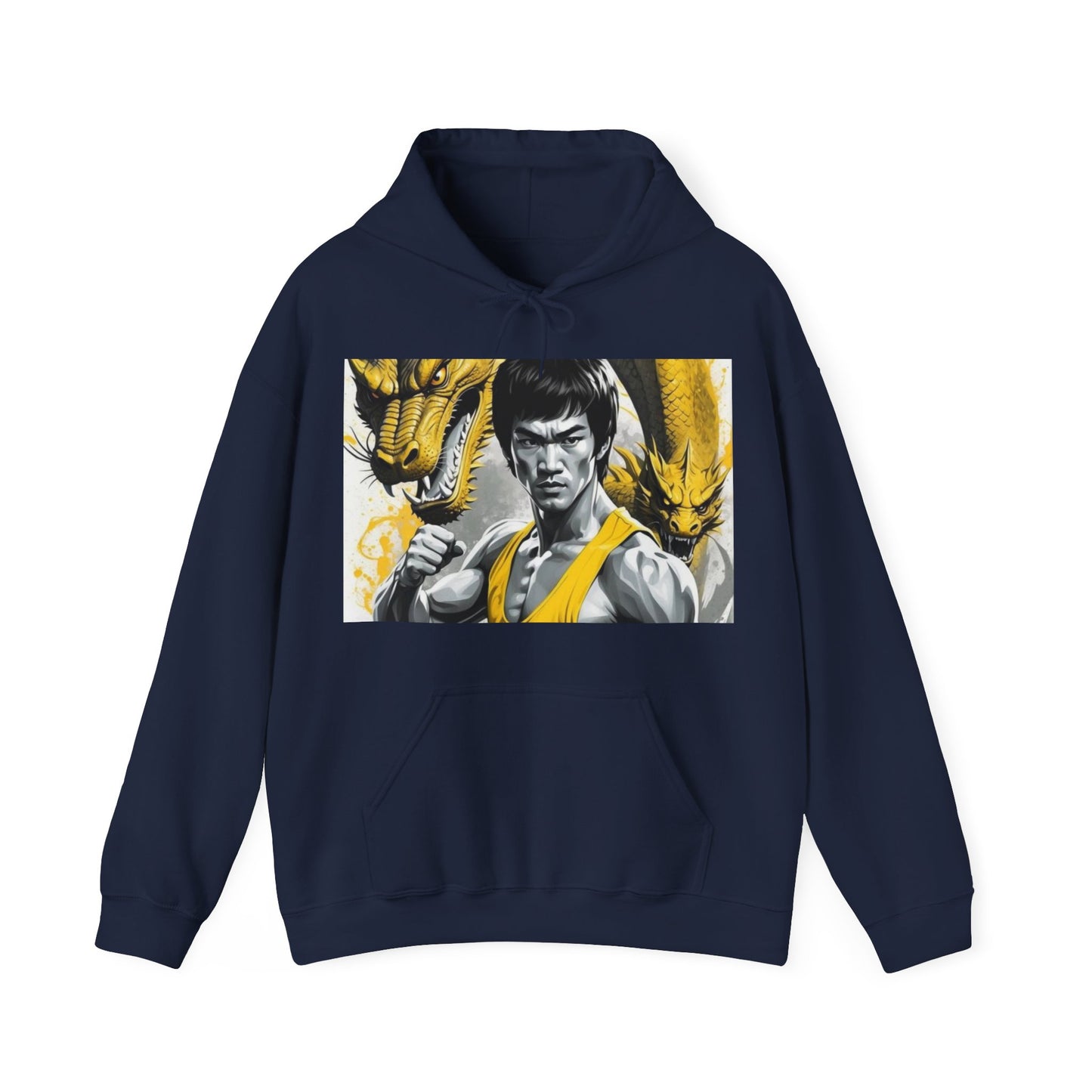 Unisex Heavy Blend™ Hooded Sweatshirt bruce lee dragon