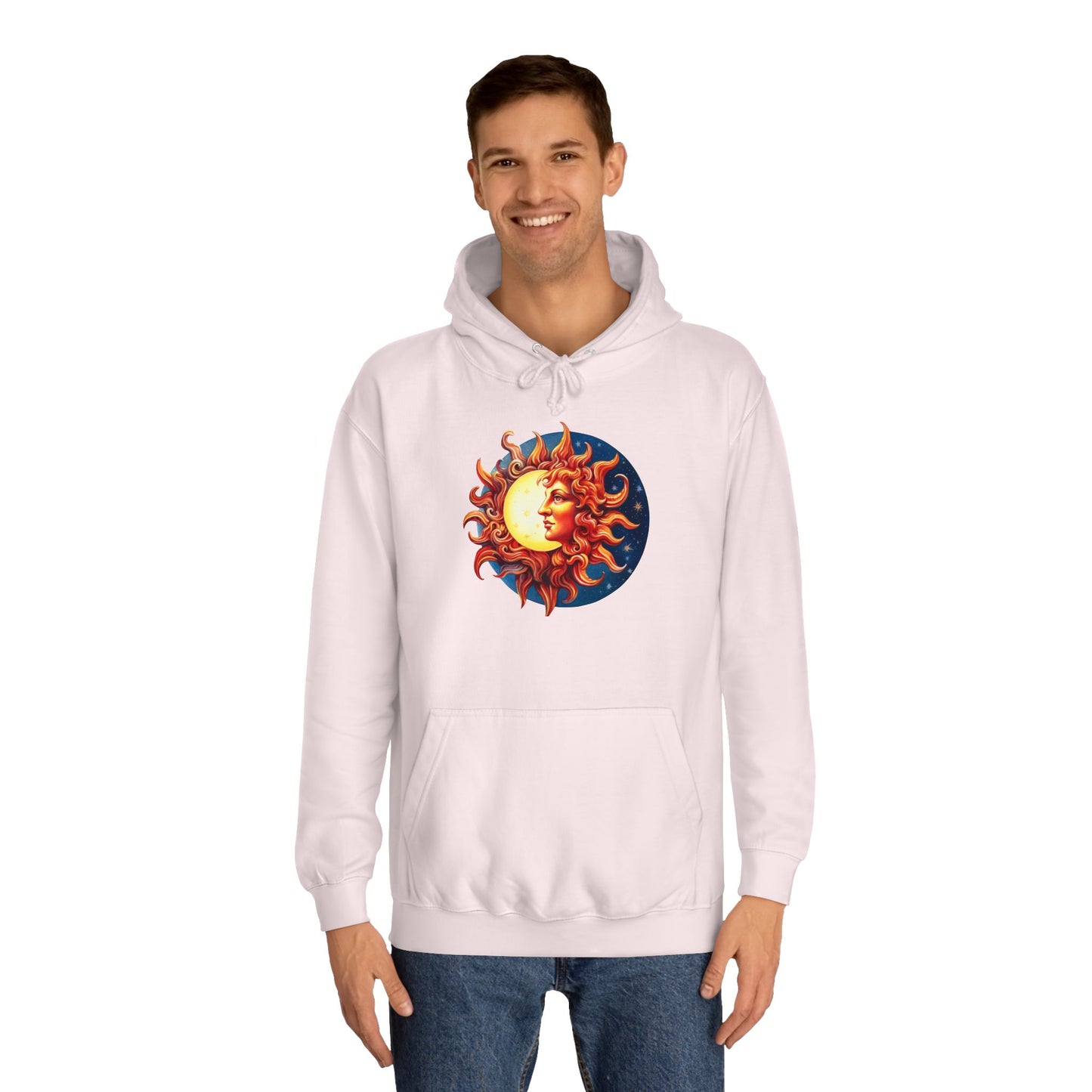 Unisex College Hoodie sun color