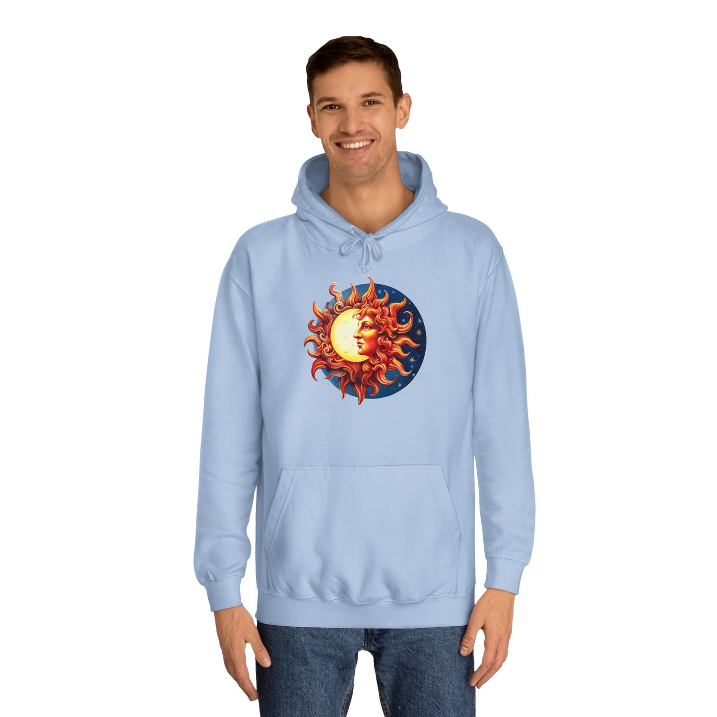 Unisex College Hoodie sun color