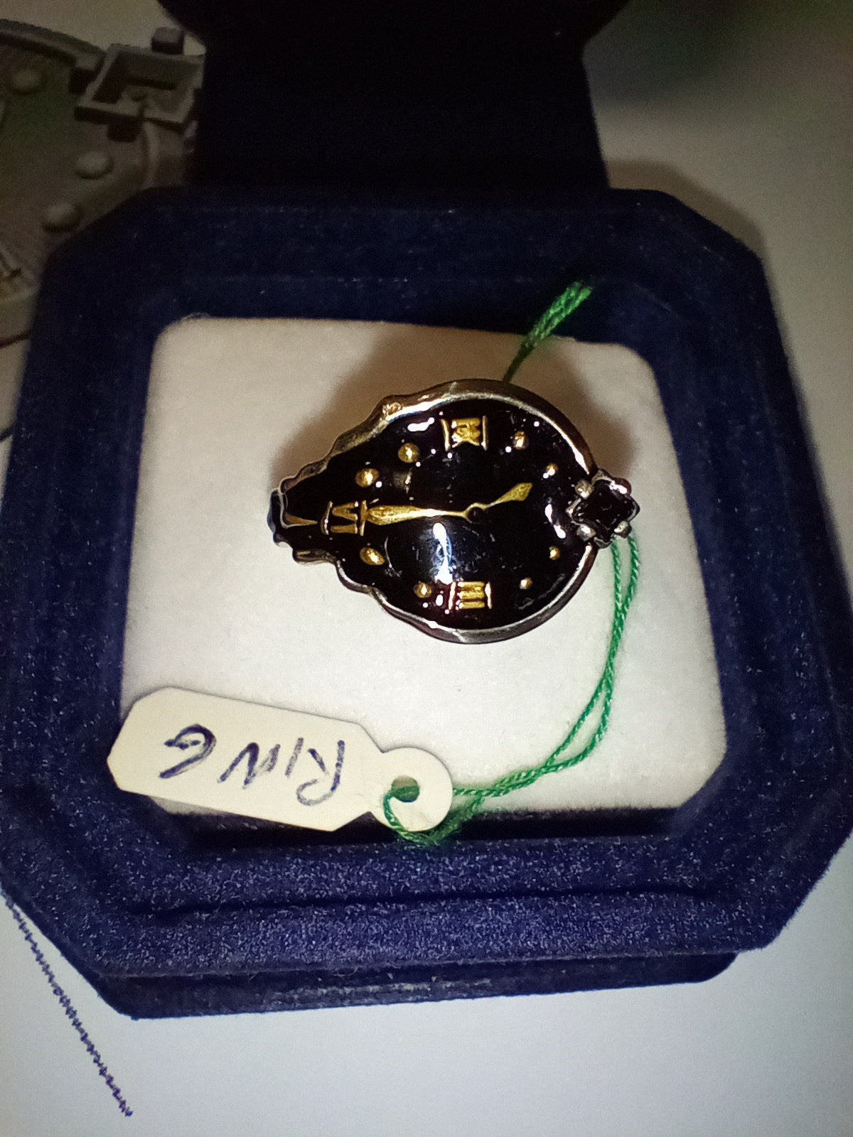 Ring gold anello orologio 