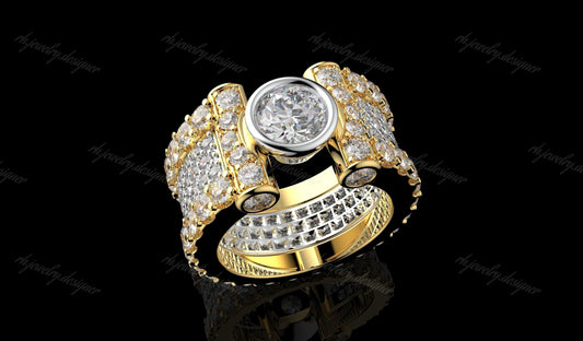 anello lusso oro 18kt diamanti uomo made in italy regalo anniversario compleanno stile