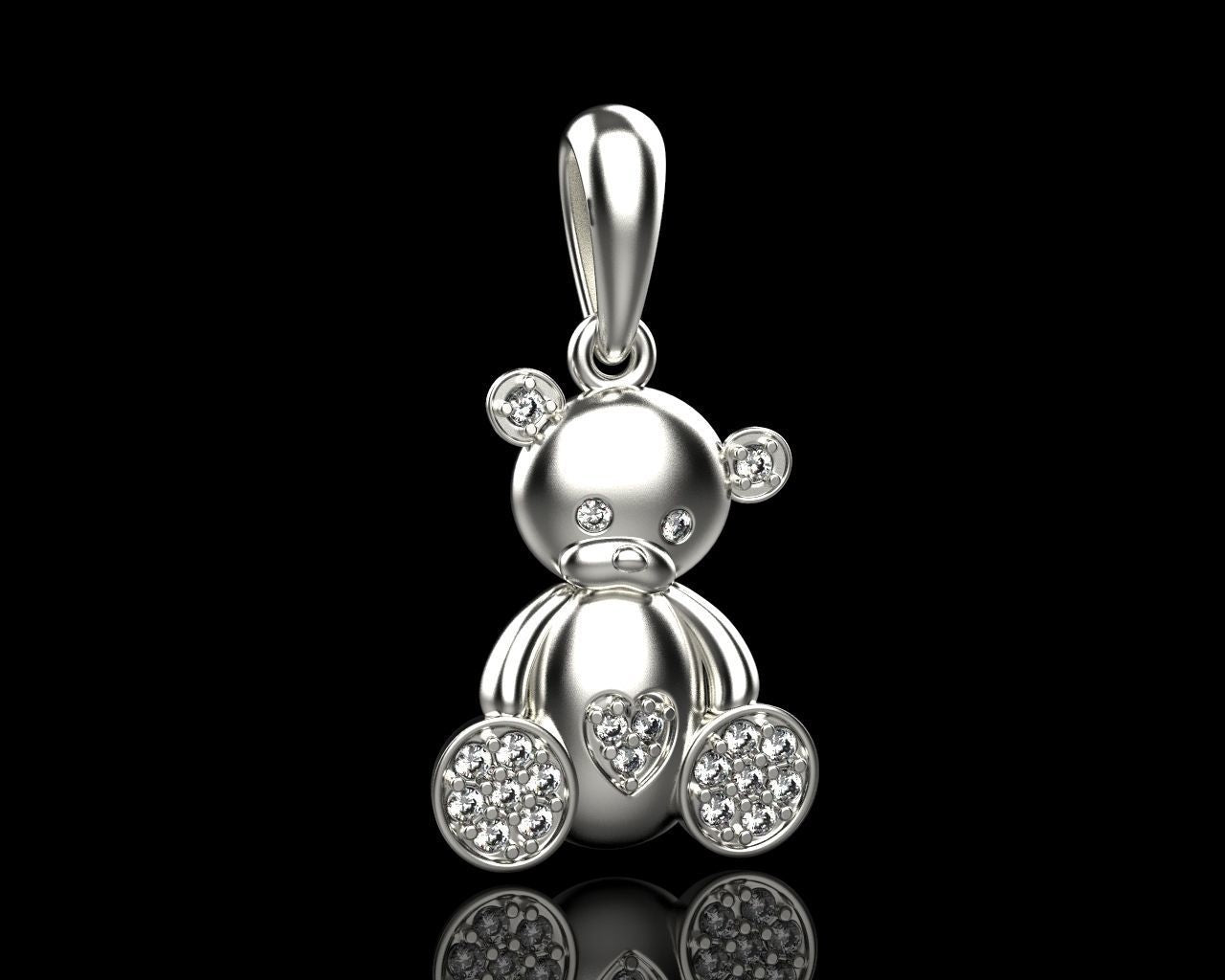 pendente orso18kt