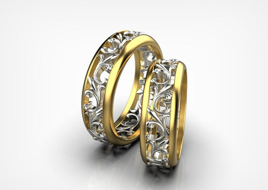 anelli matrimonio fidanzamento lui lei oro 18kt regalo storia amore eterno design