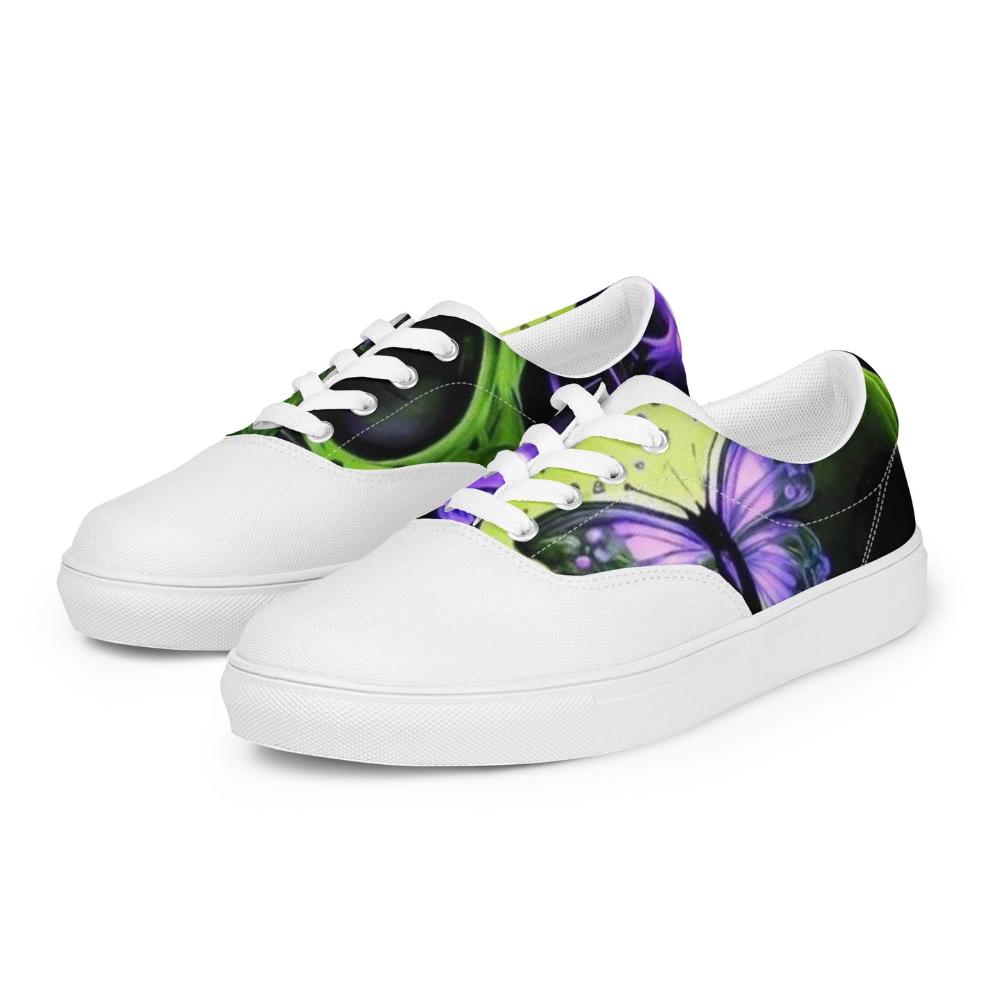 Women’s lace-up canvas shoes