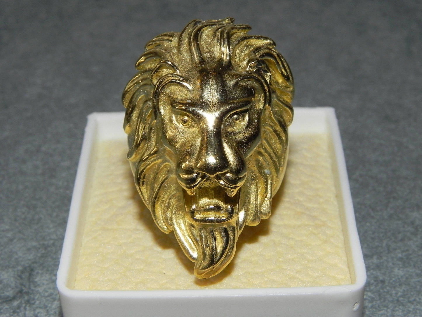 ring lion yellow gold silver 925 sculpture italy rome jewel handmade leone gold silver giant beautiful anello maxi animalier gioiello unisex