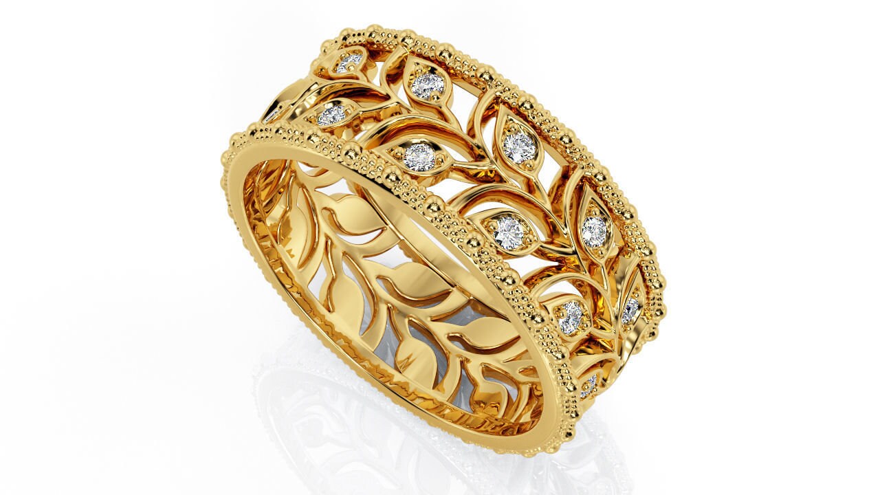 18kt gold ring yellow white pink diamonds gift woman birthday aniversary fashion fashion made in italy precious design