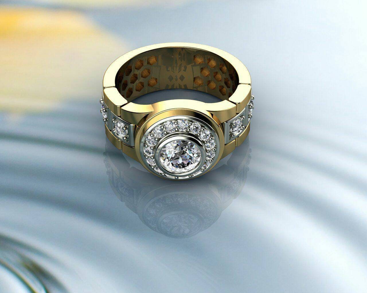 Anello oro 18kt diamanti uomo fashion moda fatto a mano made in Italy regalo prezioso compleanno anniversario gioiello