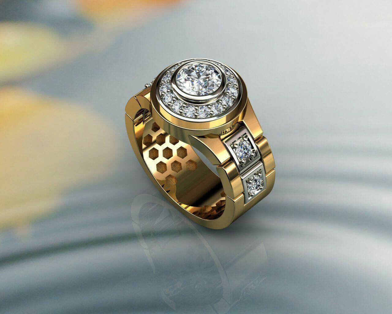 Anello oro 18kt diamanti uomo fashion moda fatto a mano made in Italy regalo prezioso compleanno anniversario gioiello