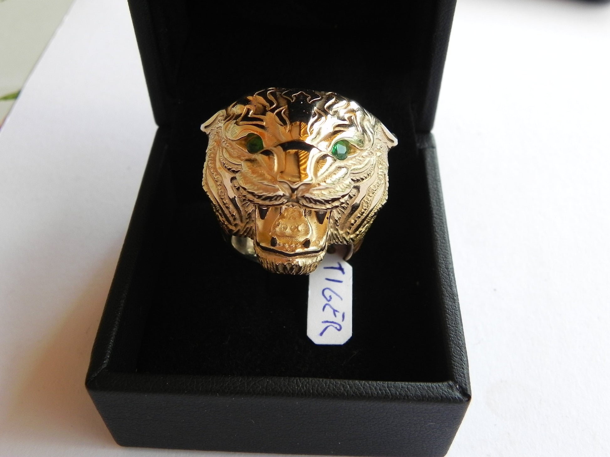 tiger ring 18kt