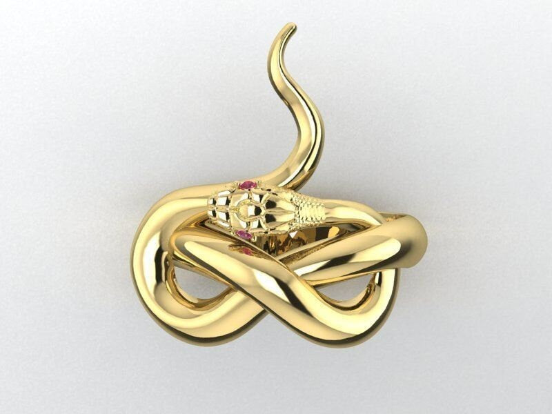 snake ring 18kt gold gift woman symbol ancient female strength engagement anniversary made in italy