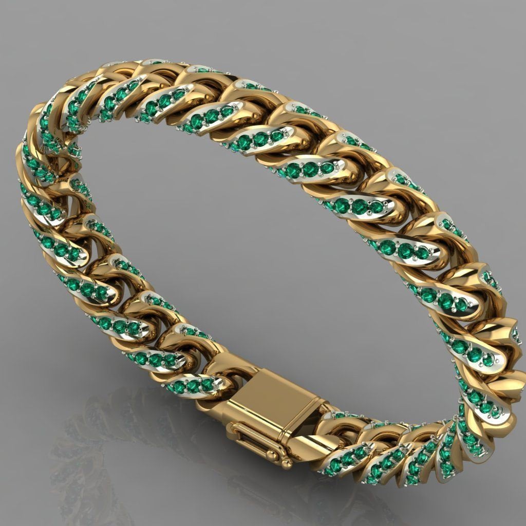 bracciale oro 18kt  chain maglie solido  regalo uomo unisex diamanti zaffiri rubini smeraldi compleanno made in italy anniversario  unisex