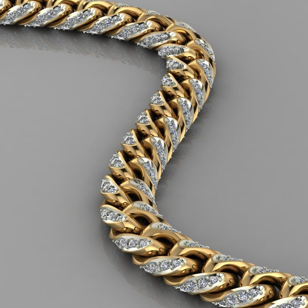 bracciale oro 18kt  chain maglie solido  regalo uomo unisex diamanti zaffiri rubini smeraldi compleanno made in italy anniversario  unisex