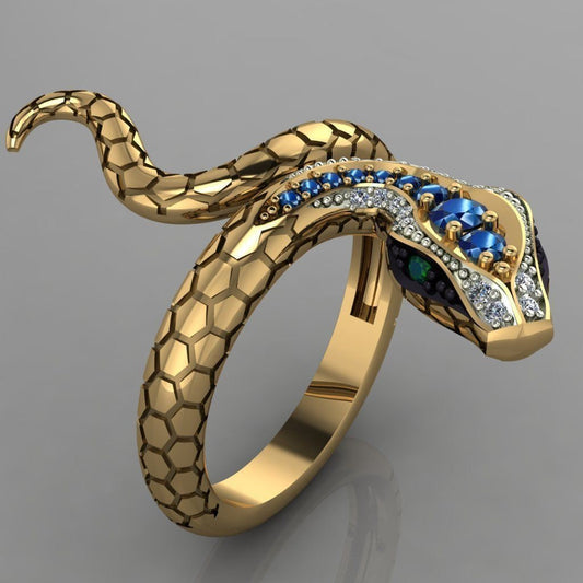 snake ring 18kt white yellow pink gold diamonds sapphires emeralds gift fashion woman made in italy birthday anniversary