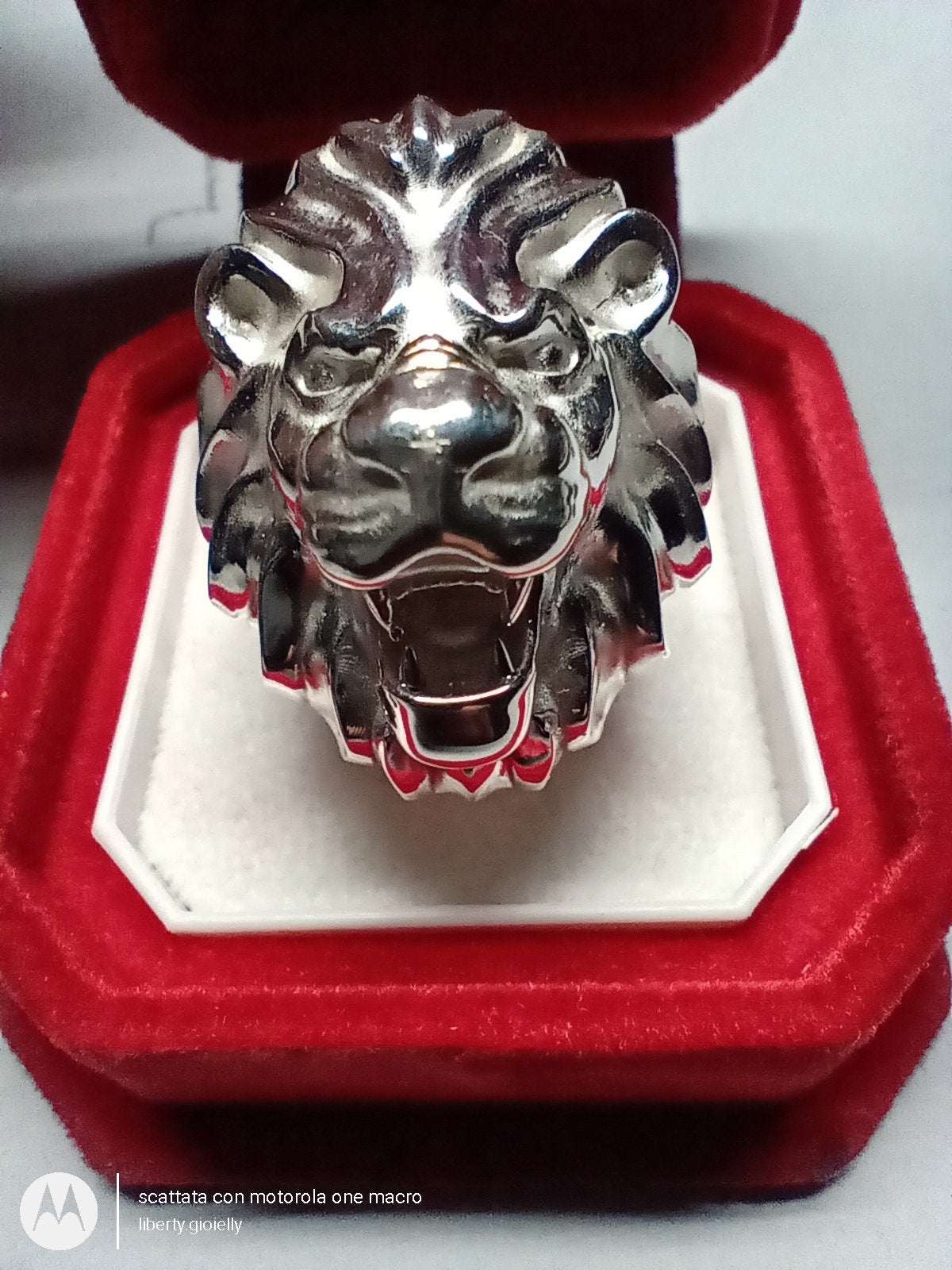 ring animalier lion 18kt yellow gold 14 kt man unisex gift made in italy handmade fashion fashion strong jewels man