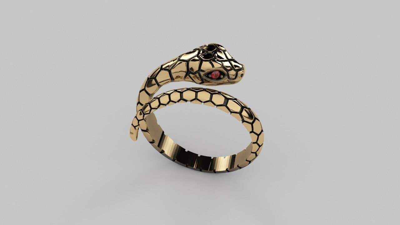 snake ring 18kt gold silver diamonds emeralds rubies animalier gift woman girl birthday made in italy precious nature