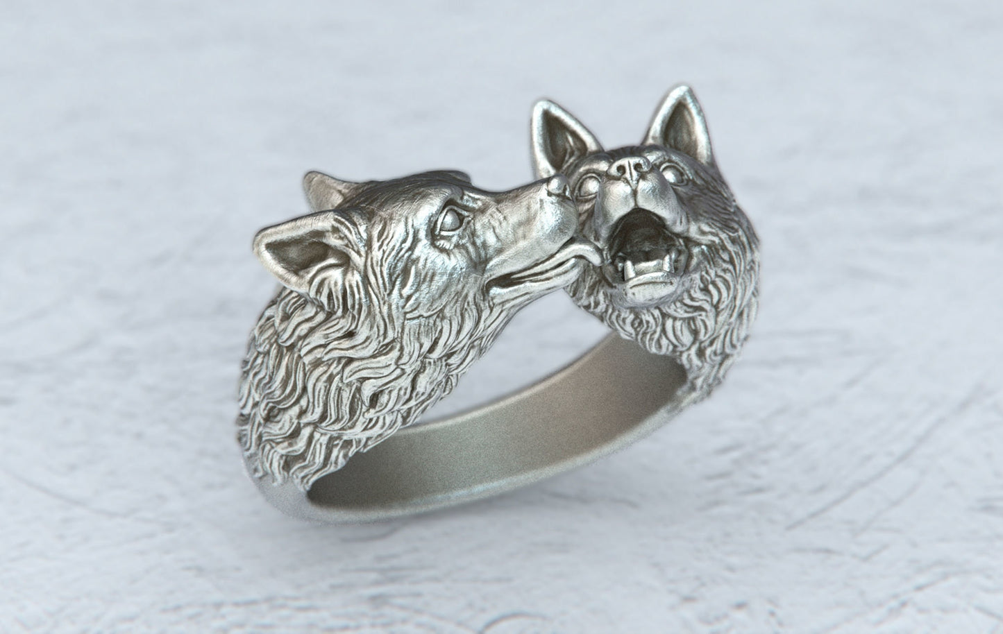 dog ring 925 silver family love design animal sculpture woman unisex man gift made in italy girls