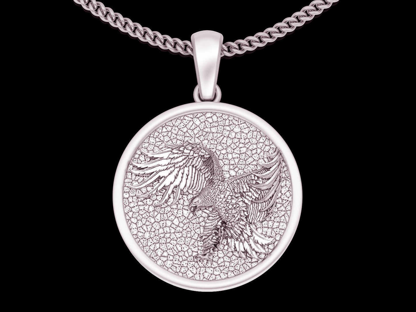 eagle pendant silver medal 18kt gold huntress precious animalier unisex gift made in italy woman man birthday fashion fashion