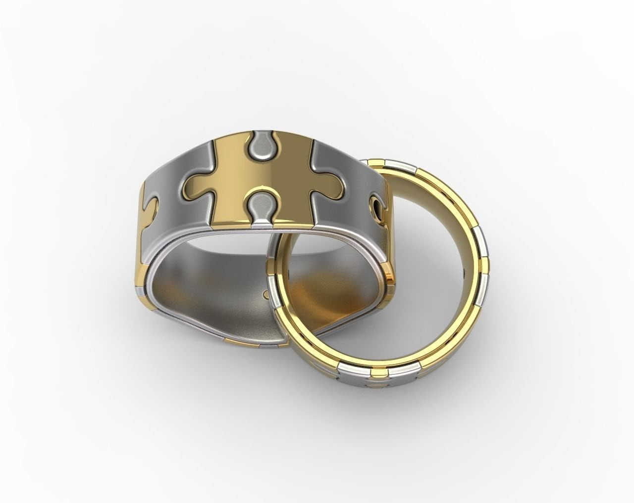 puzzle rings 18kt gold silver fashion fashion unisex woman made in italy unique birthday engagement gift solid precious anniversary