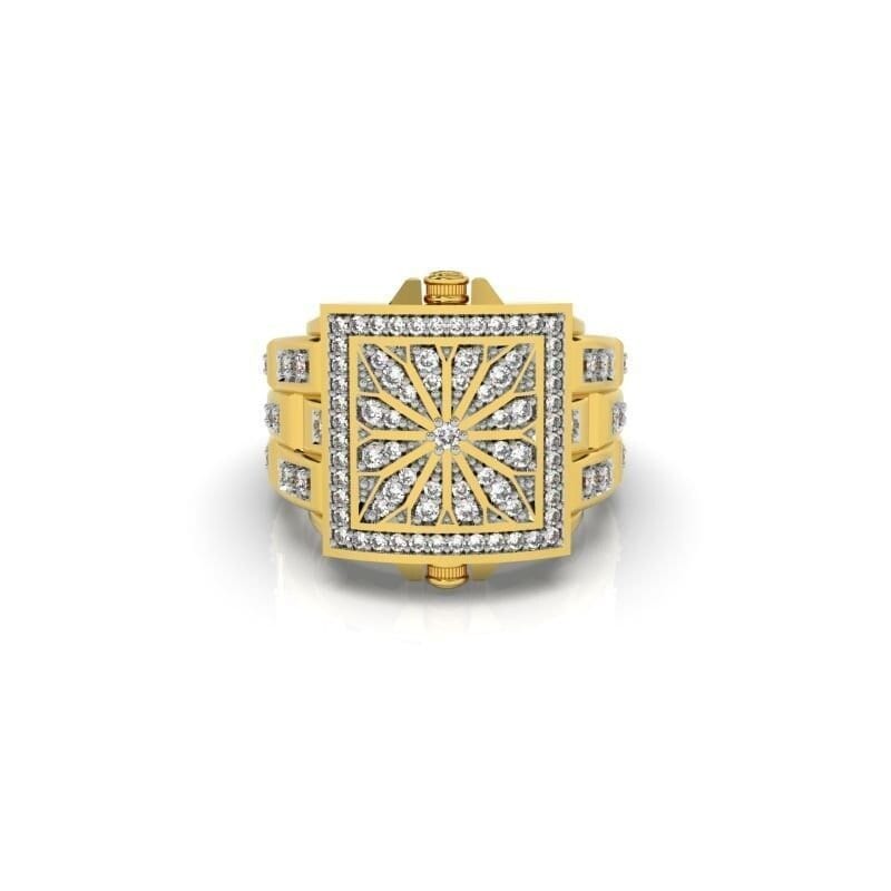 ring design watch gold 14kt 18kt diamonds gift man woman luxury made in italy engagement birthday wedding anniversary